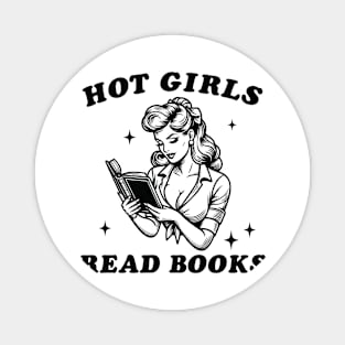 Hot girls read book Magnet